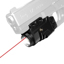 600 Lumen Gun Flashlight Handgun Light Pistol Laser Light Combo Weapon Light