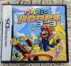 Mario Hoops 3 on 3 (Nintendo DS, 2006) CIB All Inserts Tested Good Condition