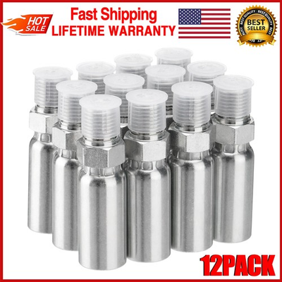 #ad #ad 12Pack 1 4quot; Hose x 1 4quot; NPTF Male Hydraulic Hose End Fitting w Protection Cover $29.39