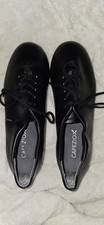Capezio Black Tap Dance Shoes with Metal Taps Unisex Tap Dancing Footwear Black