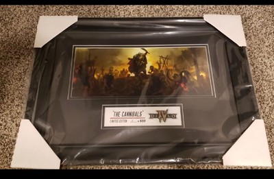 Diablo IV 4 Limited Edition Art Framed Blizzard Blizzcon Low # RARE