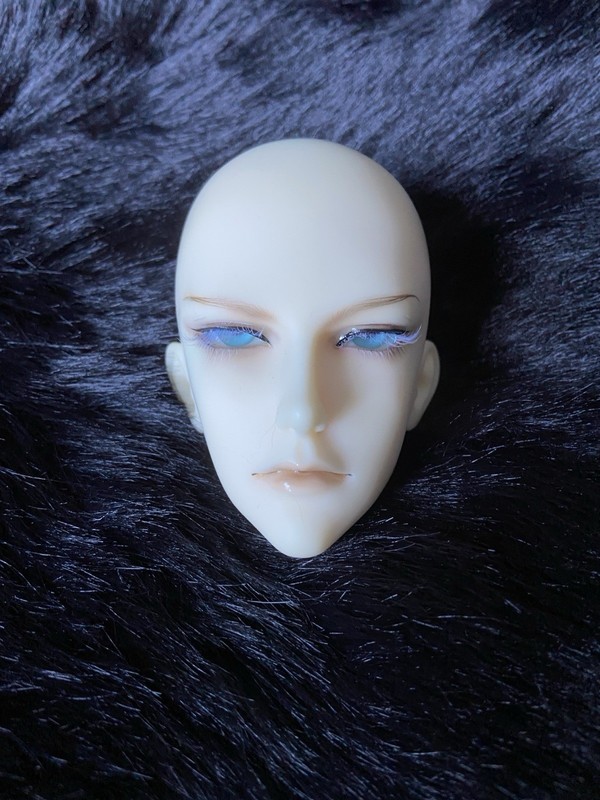 Telesthesia Dragon 68cm Doll Head White With Glass Eyes