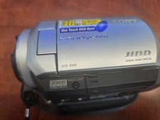Sony DCR-SR40 30GB Handycam Digital Camcorder Silver Nightshot Mode Carl Zeiss