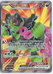 Okidogi ex 082/064 Shrouded Fable Ultra Rare Full Art Holo