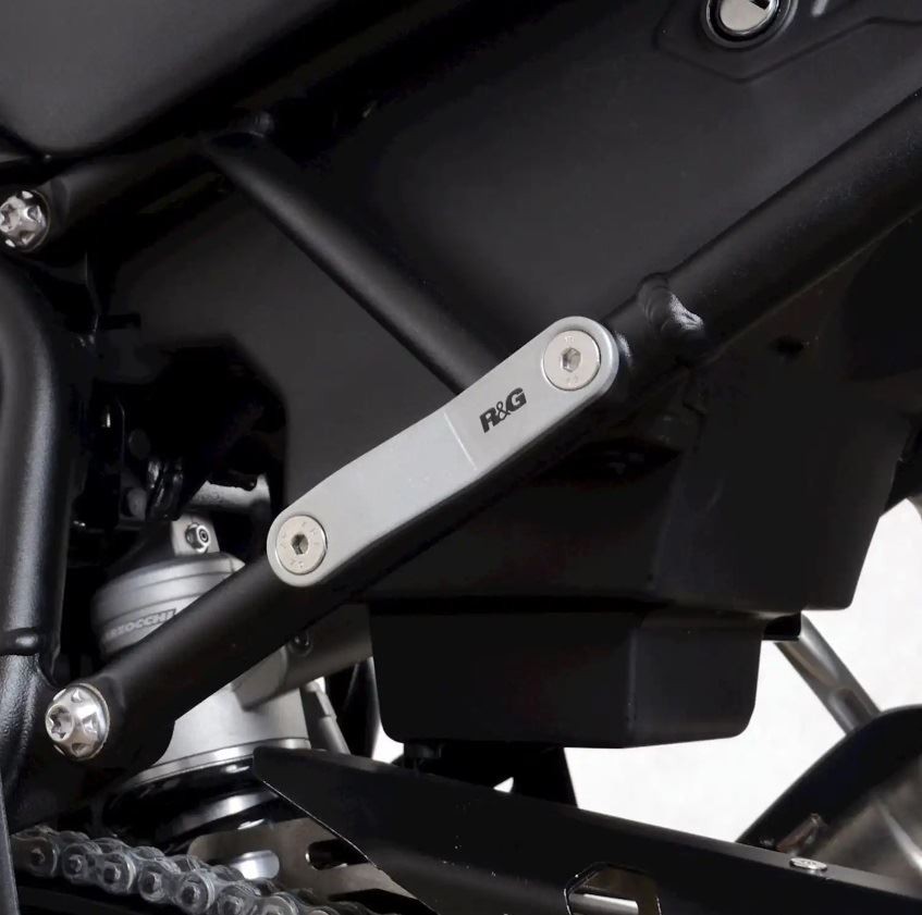 R&G Rear Foot Rest Blanking Plates Silver (Pair) Triumph Tiger 900 GT 2020