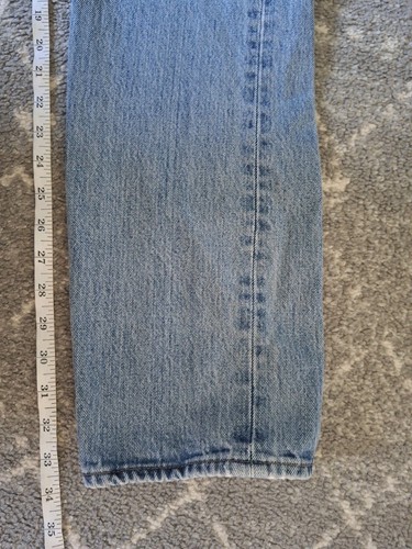 Levis 501 Jeans Herren 30x34 Straight Leg Button Fly Classic Denim Hose - Bild 6 von 7