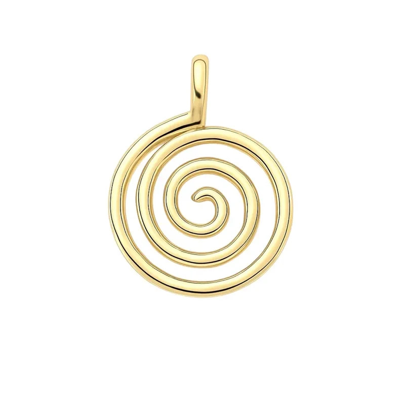 Best Seller ! 18 Inch For Proposal Pendant In Plain Gold 14k Solid Yellow Gold