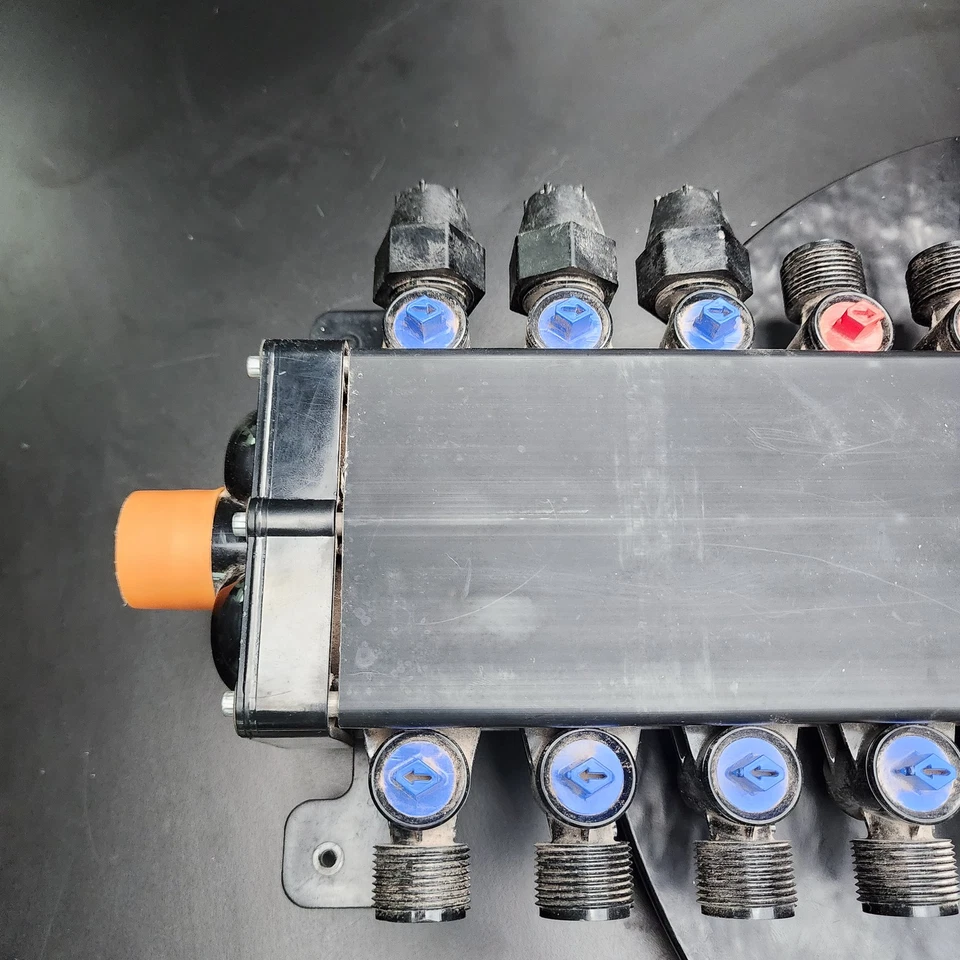 NOS Viega 50243 1/2 pulgada PureFlow poli aleación PEX crimpado Manabloc 24 puertos Foto 2 de 4