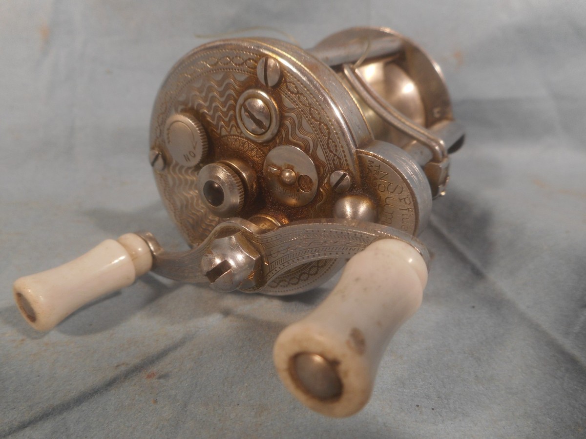 Vintage Pflueger Summit No. 1993L Level Wind Casting Reel Engraved Jeweled  | eBay