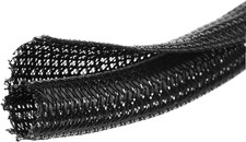 Bates 1/2 Inch 10Ft Long Cable Management Sleeve - Split Sleeve Wire Wrap, Se...