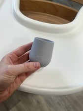 Tiny Cup for Baby-Led Weaning - Silicone, Dishwasher Safe, 2oz - Sage Green
