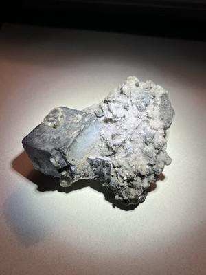 Galena Cube Raw Mineral Specimen 129.2g 53mm x 51mm Display Piece Collectors