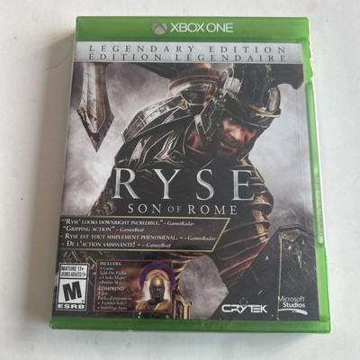 Ryse: Son of Rome Legendary Edition (Microsoft Xbox One, 2014) Factory Sealed