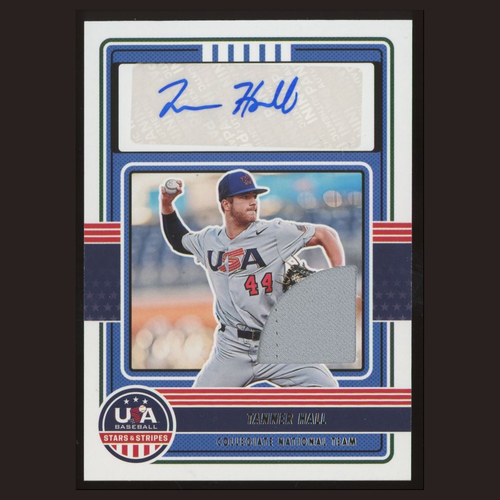 Tanner Hall Rookie Patch Auto RPA #CNTS-TH Autograph 2023 Panini Stars & Stripes