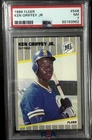 1989 Fleer - Ken Griffey Jr #548 (Rookie) Psa 7 NM
