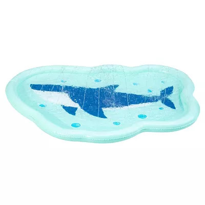 SUN SQUAD SHARK SPLASH PAD NOVELTY FLOATS - BLUE SHARK