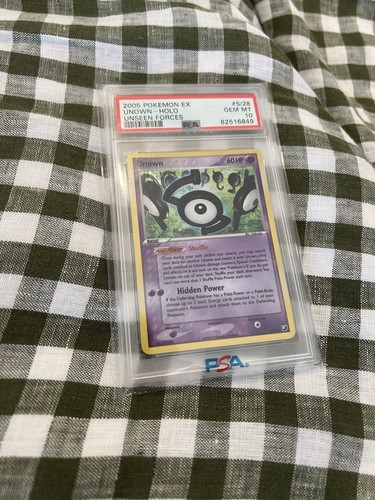 Pokemon Unown S/28 ex Unseen Forces Holo PSA 10 GEM MINT Rare Vintage Card Pop 9 - Picture 2 of 4