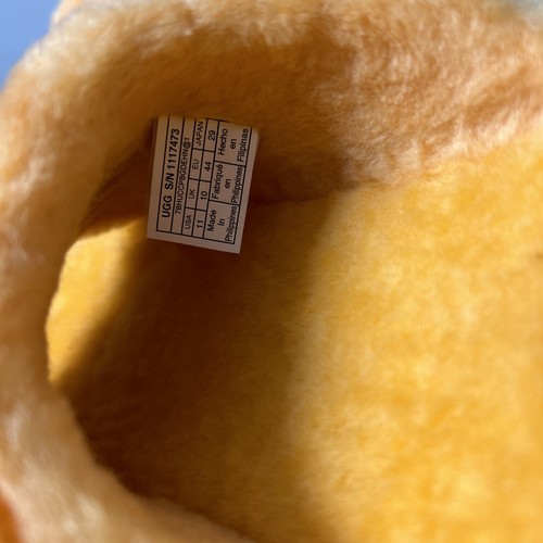 UGG MENS FLUFF YOU ORANGE SLIPPERS US 11 EU 44 | Style 1117473 | New Without Box - 第 6/10 張圖片