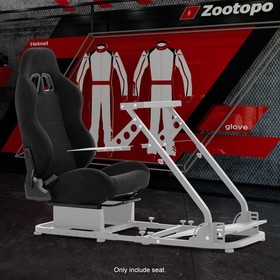 Zootopo Racing Seat With Adjustable Double Slide For Racing Simulator Cockpit