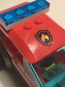 LEGO City Lot of 3: 4437 Police Pursuit, 60001 Fire Chief Car, 30566 Helicopter