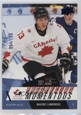 2024 Upper Deck Team Canada Juniors Electric Blue 94/199 Maveric Lamoureux 0nr3