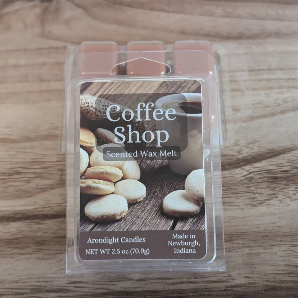 Lote de 3 tartas de cera perfumada para café 100 % cera de soja fragancia para el hogar cafetería Foto 3 de 4