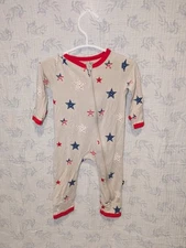 0-3 Kyte Baby Romper Liberty (Stars)