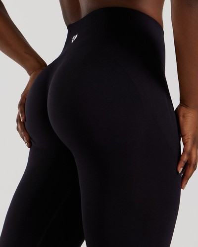 Leggings ajustados sin costuras Best Define 2.0 para mujer regulares negros talla grande, nuevos - Imagen 4 de 12