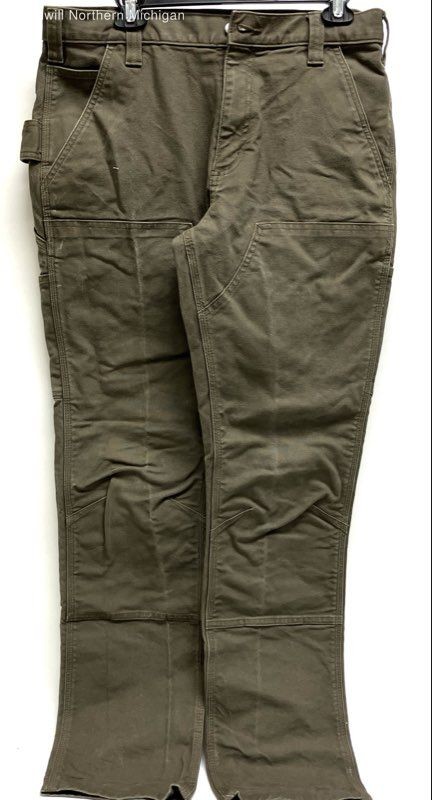 Carhartt Men's Rugged Flex Slim Fit Duck Double-Front Utility Work Pant 33x32