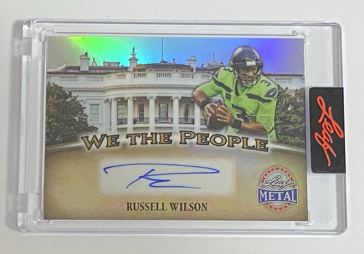 Russell Wilson Autograph Football Trading Cards for sale | eBay