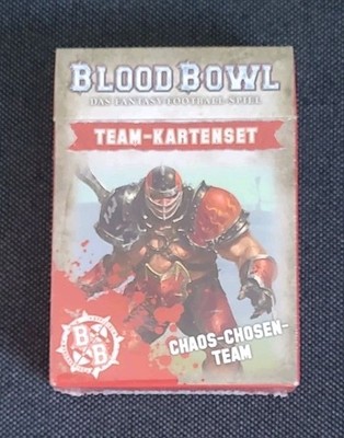 Blood Bowl Team Kartenset Chaos Chosen Deutsch Karten Games Workshop