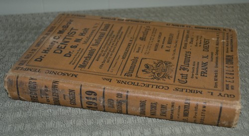 1919 & 1923 MIDDLETOWN & GOSHEN NY CITY DIRECTORIES~GENEALOGY BOOKS~VG COND. - Picture 7 of 10