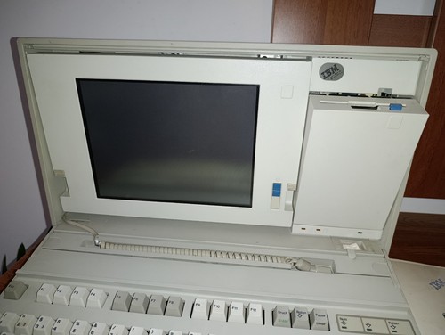 (Display does not turn on.) IBM P70 8573-121 LUGGABLE "laptop" retro computer... - Afbeelding 3 van 11