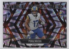 2023 Panini Phoenix Fire Forged Silver Seismic Puka Nacua #8 16wc