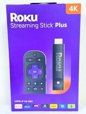 Roku Streaming Stick Plus HDMI 4K Ultra HD Schwarz Neu in OVP 3830EU