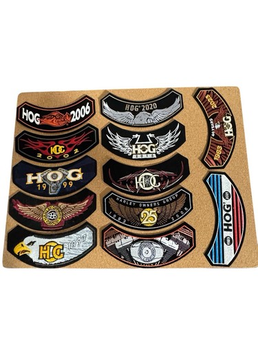 HOG Membership Rocker Patches HARLEY OWNERS GROUP 1997 1998 1999 2002 2006 …….