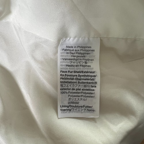 J. Crew Damen Teddy Fleece Mantel Champagner Größe Extra Large Preppy Cozy Academia - Bild 6 von 8