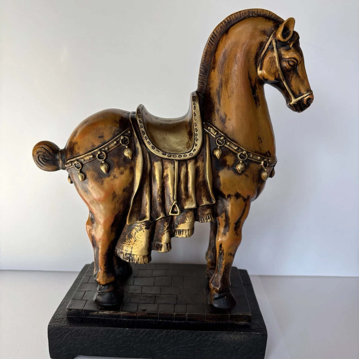 希少　骨董品　金彩　木彫　清時代　民国　大型　壁飾り　唐木 唐(618-907) 中国朝代中国风雕像、雕像| eBay