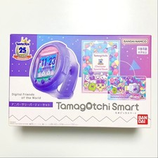 BANDAI Tamagotchi Smart 25th Anniversary Party Set Watch Purple Unopened