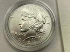 2023 Peace .999 SILVER DOLLAR - US MINT GEM BU w/BOX & COA