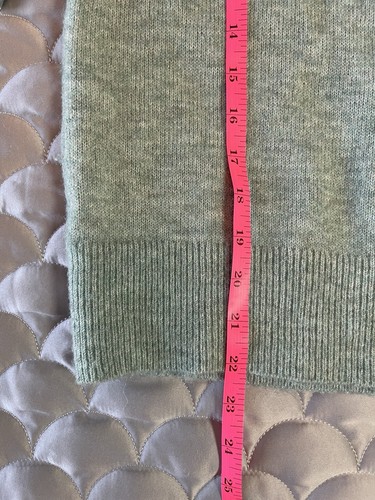 Suéter Polo Henley Manga Corta Lauren Conrad Cuello Verde Menta Talla Mediana - Imagen 5 de 7