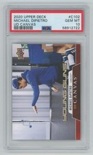 2020-21 Upper Deck UD Canvas Michael DiPietro PSA 10 Hockey Card #C102