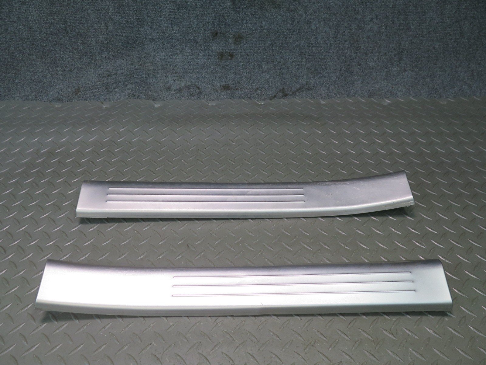 2006-2012 BENTLEY FLYING SPUR REAR RIGHT & LEFT SIDE DOOR SILL SCUFF PLATE SET
