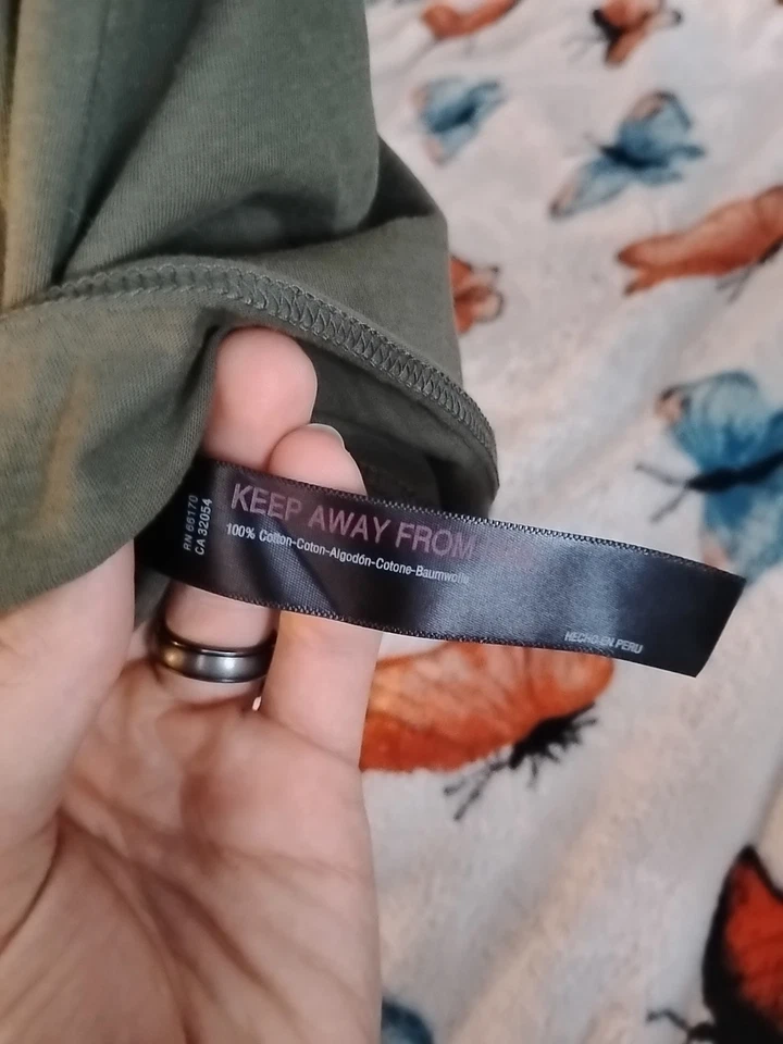 Pullover básico esencial Anthropologie para mujer S verde cuello falso manga larga Foto 4 de 4