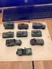Vintage Hot Wheels,Matchbox,Yatming Military Vehicle Lot.All nice shape