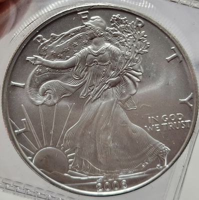 #ad #ad 2006 Uncirculated American Silver Eagle 1 Troy Oz .999 Fine Silver $47.95