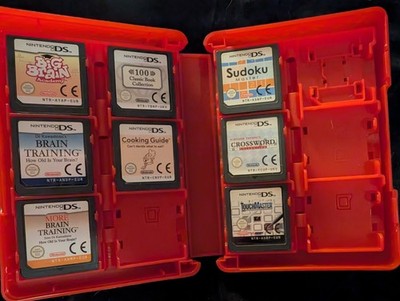 Nintendo DS Spiele Konvolut 8 Spiele Lot Puzzle Gehirntraining + Tragetasche ohne Boxen