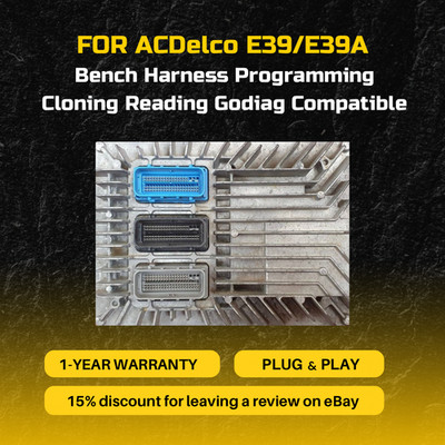 ACDelco E39/E39A Bench Harness Programming Cloning Reading Godiag Compatible