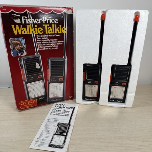 Walkie Talkie Fisher Price Boxato Con Istruzioni Condizioni Immacolate Vintage - Foto 1 di 15