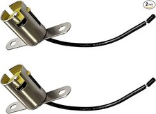 2 PCS Car Bulb Socket, BA15S 1156 LED Light Bulb Snap-in BA15S 1156